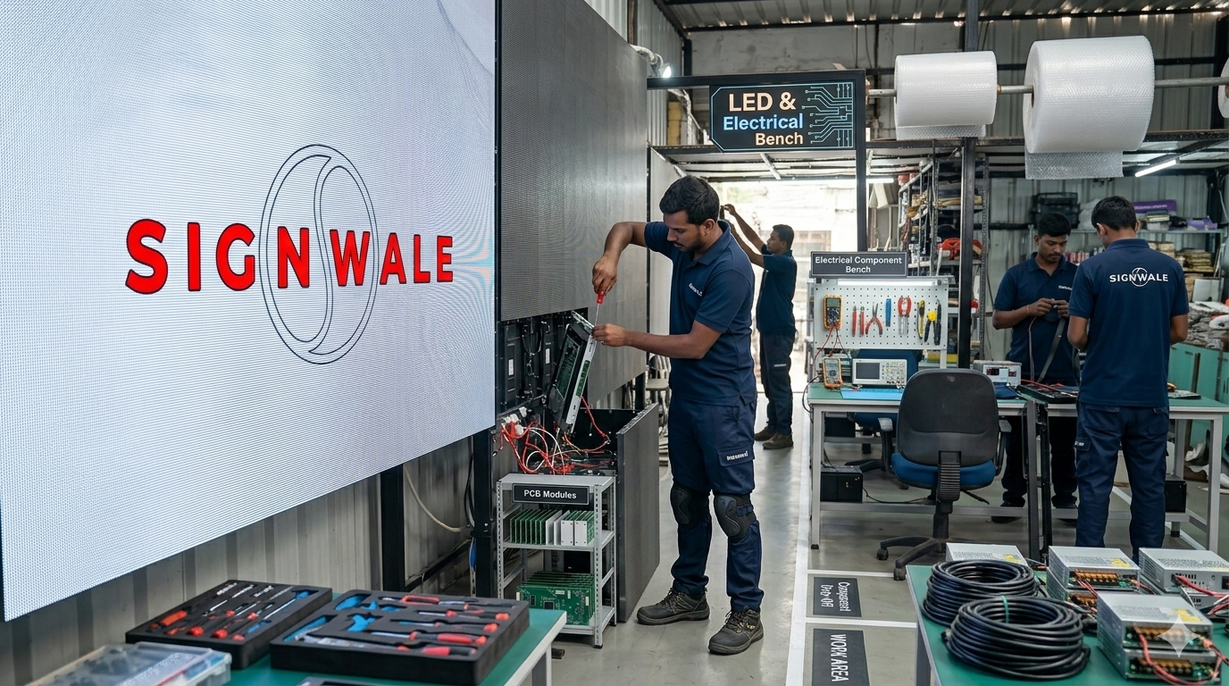 Workshop LED module and lightbox assembly